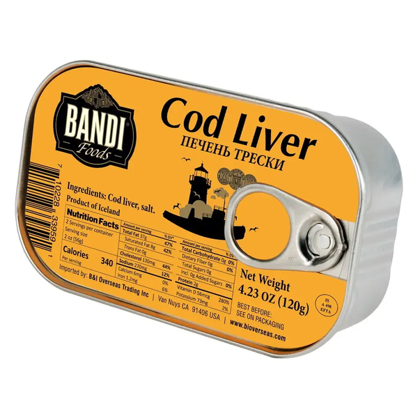 Bandi Norway Cod Liver, 121g image