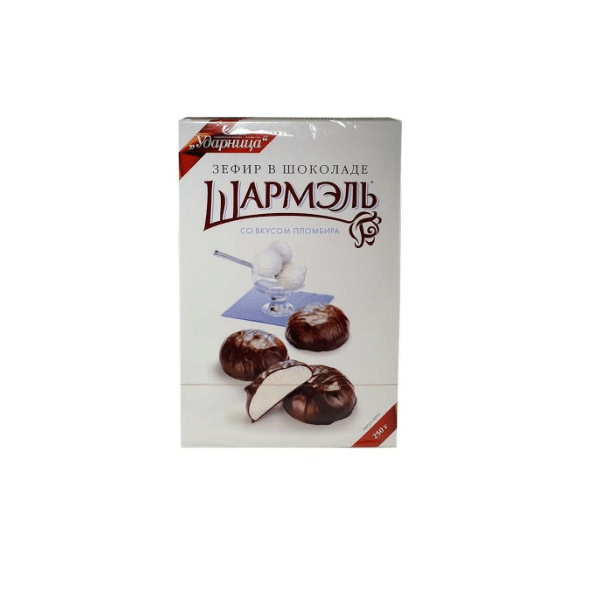 Sharmel Plombir Chocolate-Covered Marshmallow (Zefir), 250g image