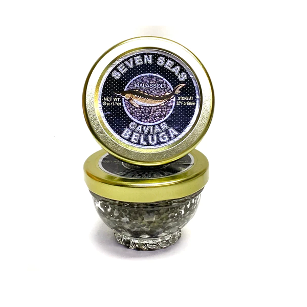 Seven Seas Beluga Hybrid Sturgeon Black Caviar, 50g image