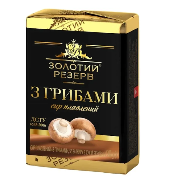 Zolotoy Reserve Mushroom Processed Cheese, 70g image