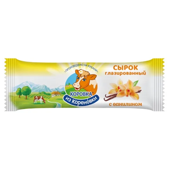 Korovka iz Korenovki Vanilla Cottage Cheese Bar, 40g image