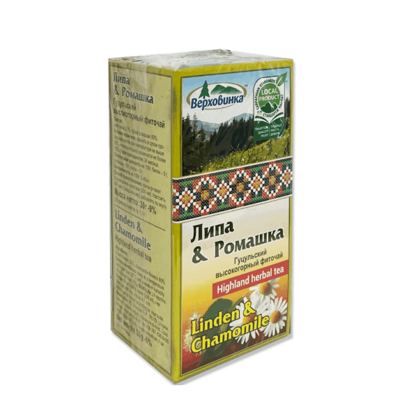 Carpathian Standards Linden & Chamomile Herbal Tea, 26g image
