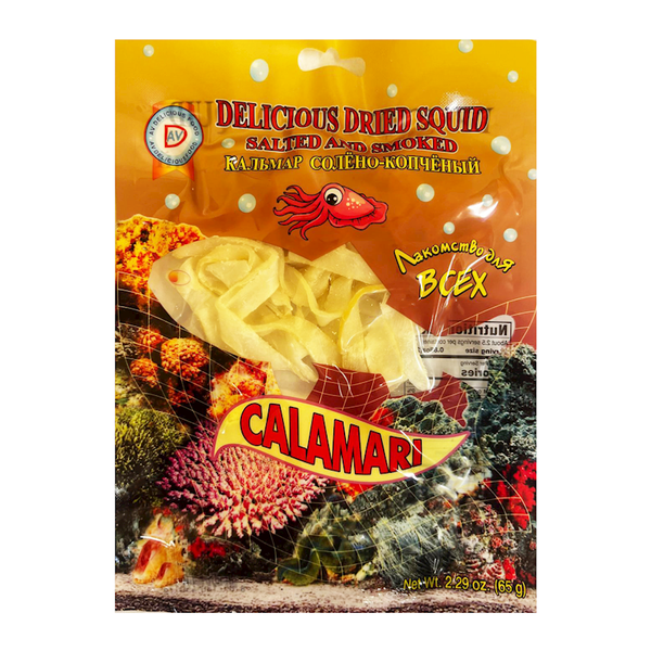 Salted & Smoked Calamari Jerky, 65g image