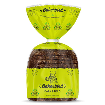 Bakerbird Dark Sliced Bread with Seeds, 300g image