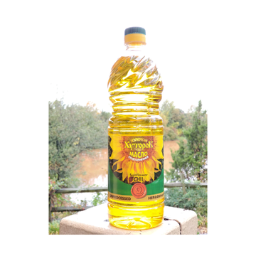 Zolotoy Hutorok Unrefined Sunflower Oil, 1L image