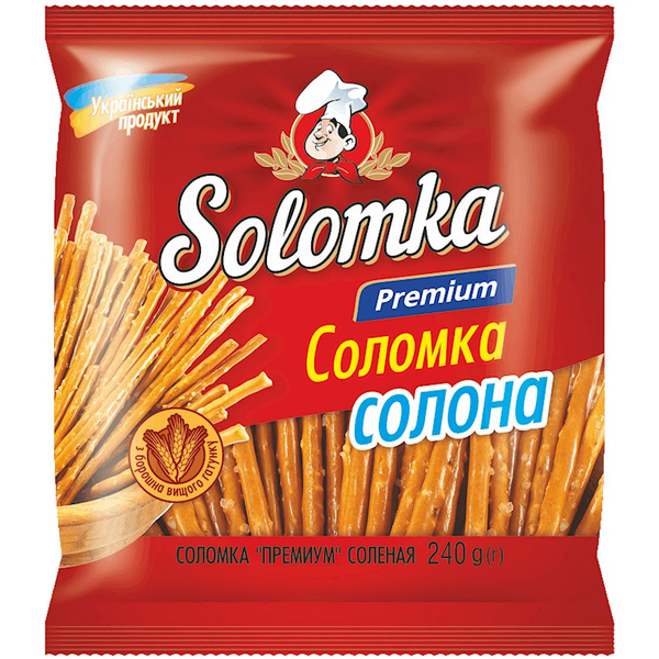 Kuharchuk Salted Solomka Breadsticks, 240g image