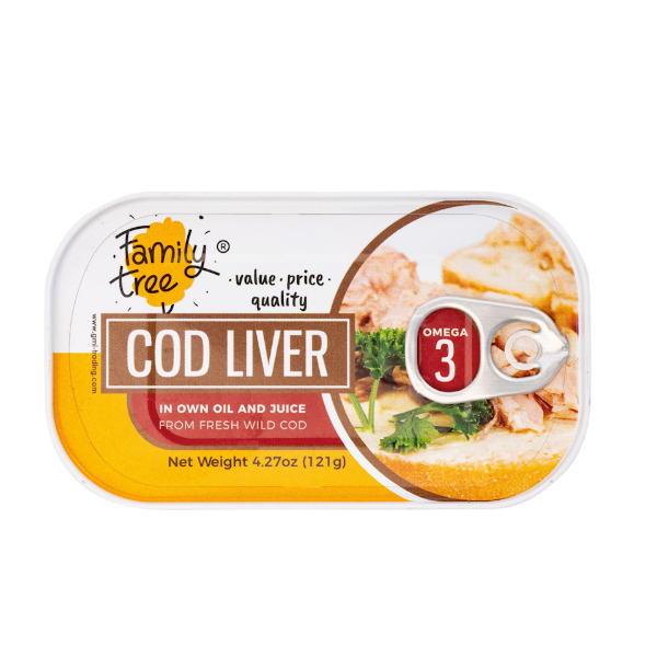 Family Tree Cod Liver in Oil, 121g image