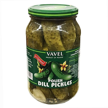 Vavel Polish Dill Pickles, 880g image