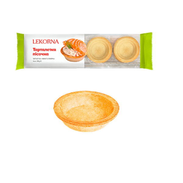 Lekotna Crusty Tenderness Tartlets, 138g, 16 pcs image