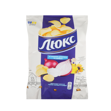 Lux Potato Chips Sour Cream & Onion, 125g image
