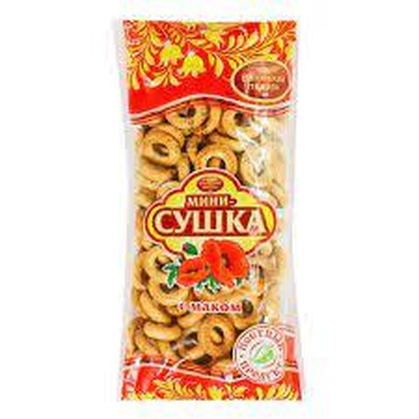 Mini Sushka Bread Rings Poppy Seed, 180g image