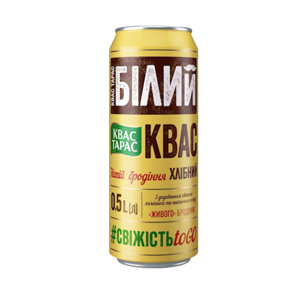 Taras White Kvass Can, 500ml image