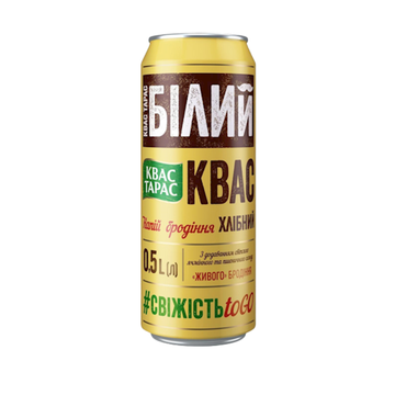 Taras White Kvass Can, 500ml image