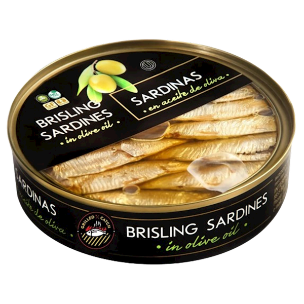 Brisling Sardines in Olive Oil Can, 160g image