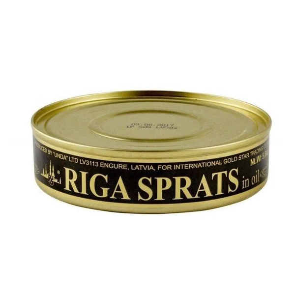 RS Smoked Riga Sprats in Oil, 160g image