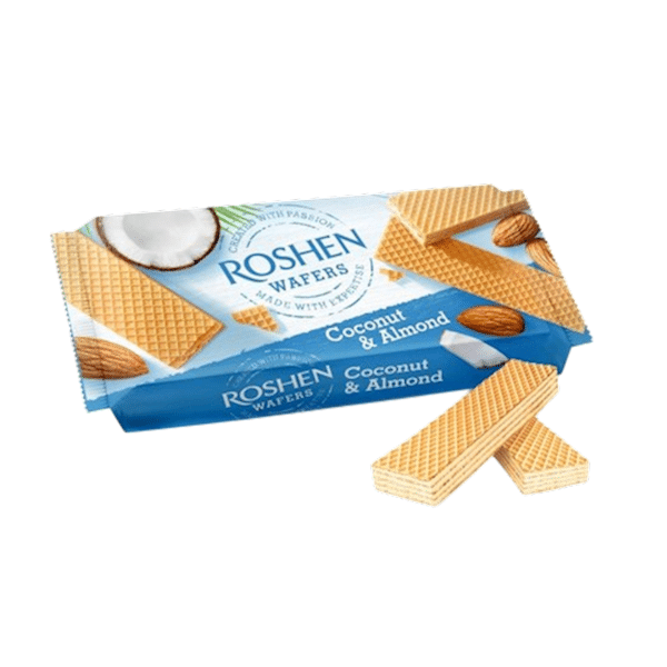 Roshen Coconut Almond Wafers, 216g image