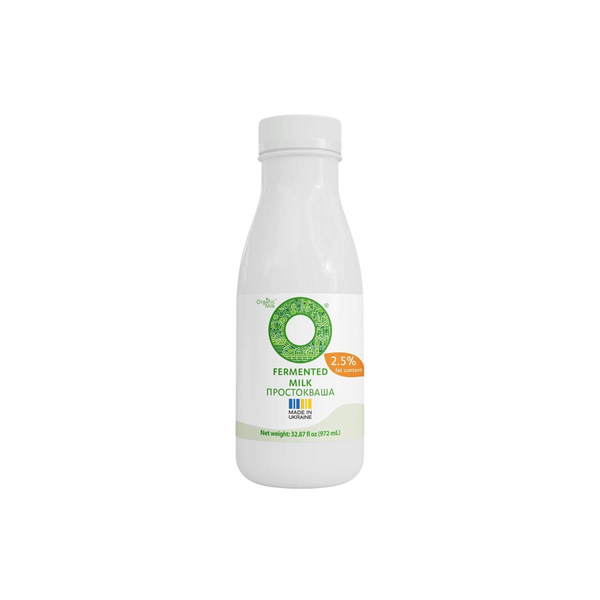 Organic Milk Prostokvasha 2.5%, 972ml image