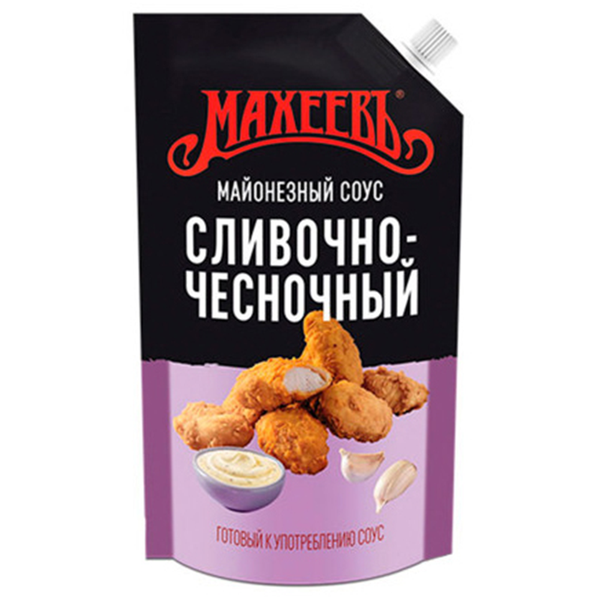 Maheev Mayo-Sauce Creamy-Garlic, 380g image