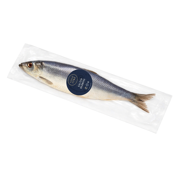 Gold Star Lightly Salted Herring Vacuum Pack, 400g image