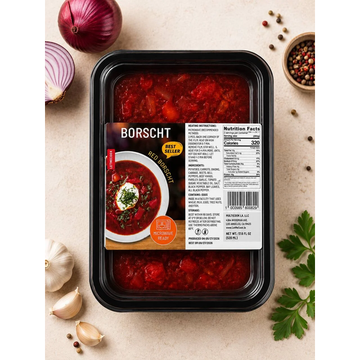 LetMeCook Red Borscht, Microwave Ready, Prepacked image