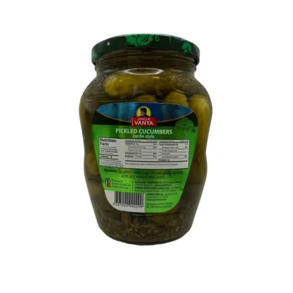Uncle Vanya Berlin Style Kosher Pickled Cucumbers, 680g image