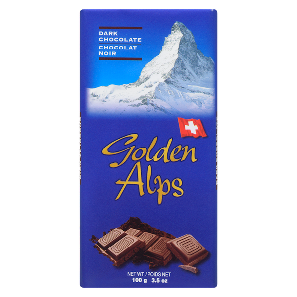 Golden Alps Dark Chocolate Bar, 100g image