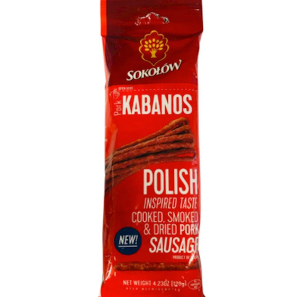 Sokolow Polish Pork Kabanosy, 120g image