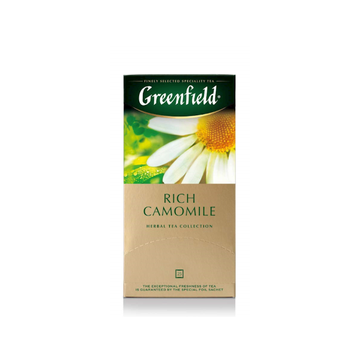 Greenfield Rich Camomile Black Tea Bags, 25 bags image