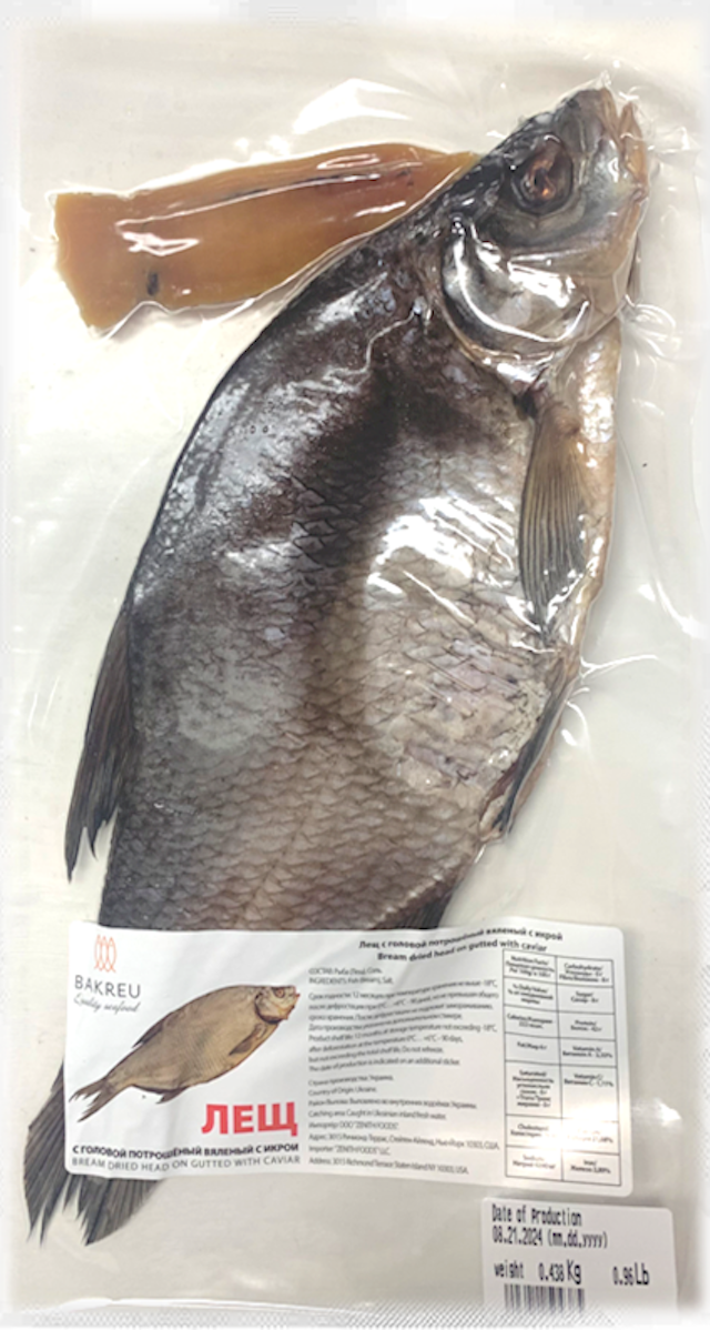 Bakreu Dried Lesch with Caviar 2-Pack, per lb image