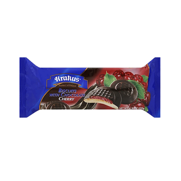Krakus Cherry Chocolate Biscuits, 135g image