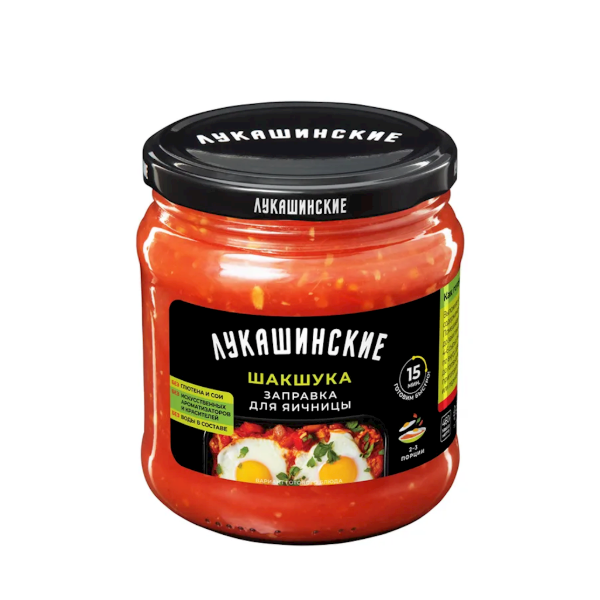 Lukashinskie Shakshuka Sauce for Scrambled Eggs, 460g image