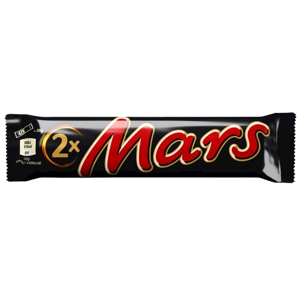 Mars 2-Pack Chocolate Bar, 70g image
