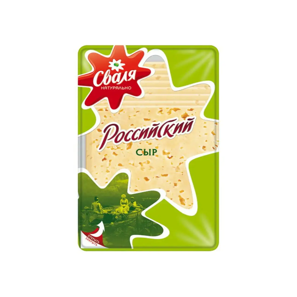 Svalya Rossiyskiy Sliced Cheese, 150g image