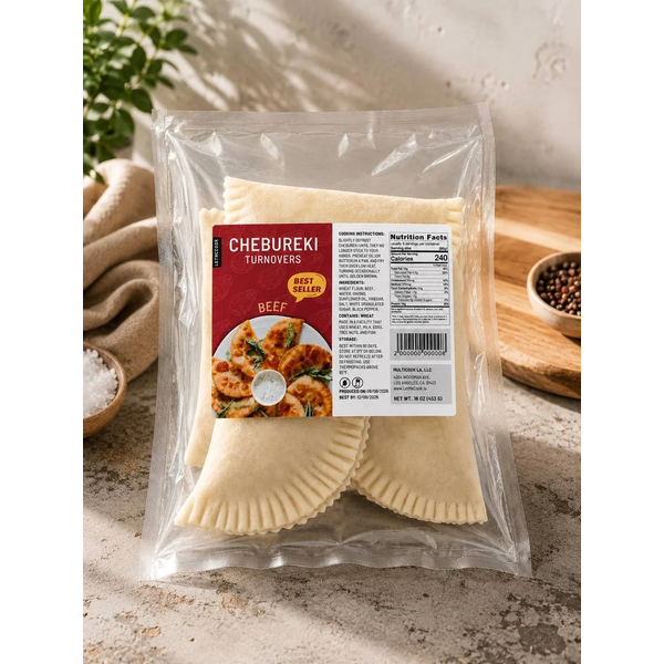 LetMeCook Chebureki Beef Turnovers, Prepacked image