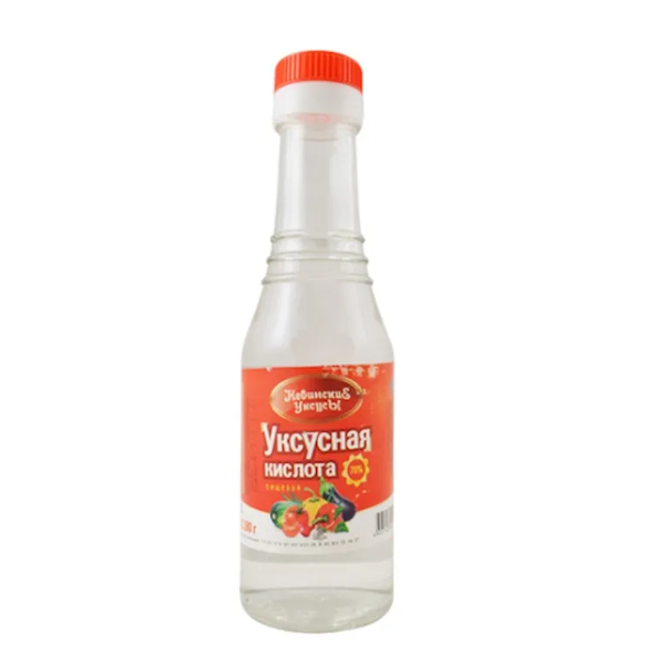 Uksusnaya Kislota Vinegar Acid 70% Glass Bottle, 180g image