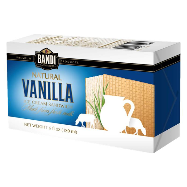 Bandi Sandwich Vanilla Plombir, 180ml image