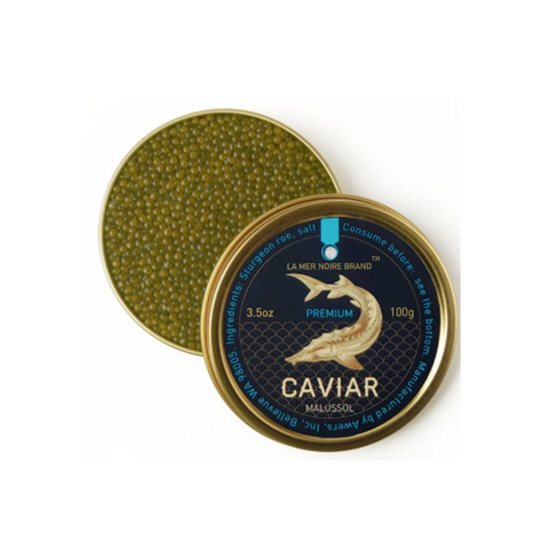 Kaluga Diamond Kaluga Hybrid Black Caviar Tin, 100g image