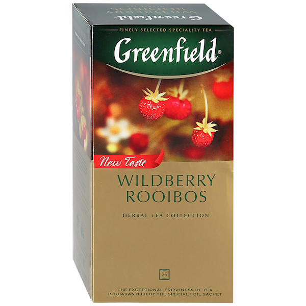 Greenfield Wildberry Rooibos Herbal Tea Bags, 25 bags image