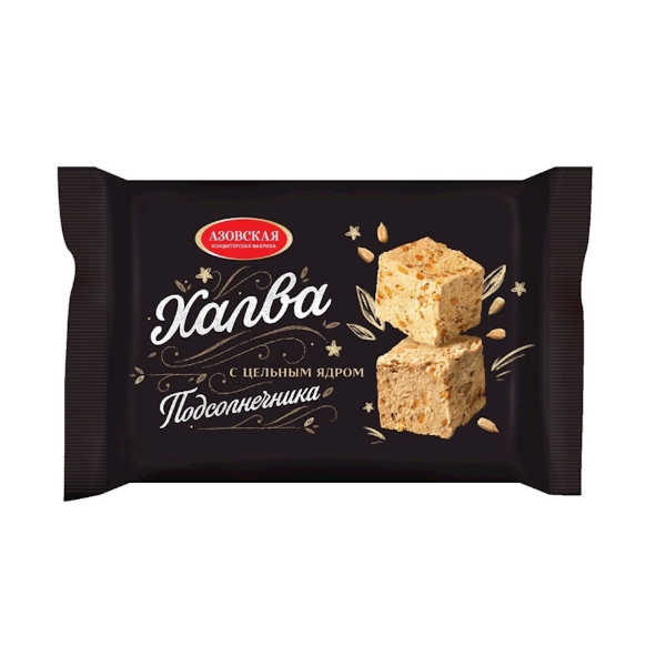 Azov Sunflower Halva with Sunflower Kernels, 350g image