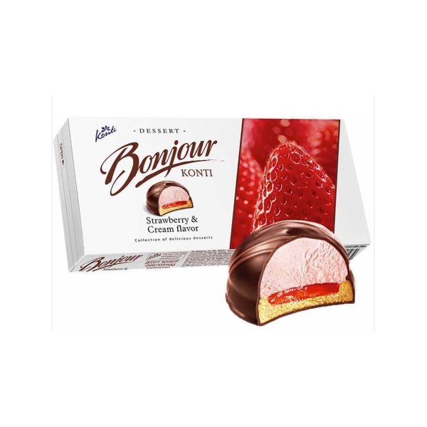 Bonjour Strawberry & Cream Dessert Cookies, 232g image