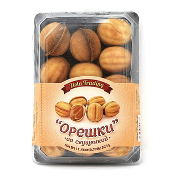 Zlota Oreshki Cookies with Condensed Milk, 325g