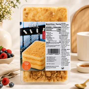 LetMeCook Napoleon Cake with Salted Caramel, 408g image