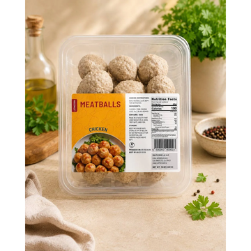 LetMeCook Frozen Chicken Meatballs, 1 lb image