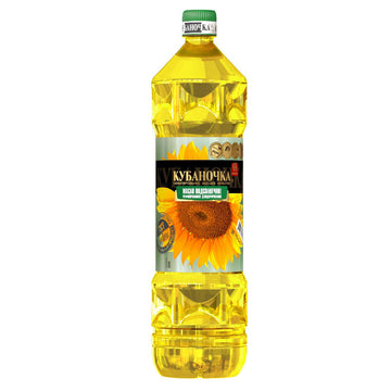 Kubanochka Oil Sunflower  Refined - 1L