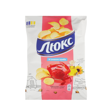 Lux Potato Chips Crab, 125g image