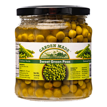 Garden Made Sweet Green Peas Jar, 445g