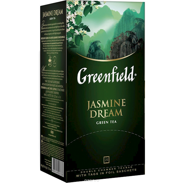 Greenfield Jasmine Dream Green Tea Bags, 25 bags image