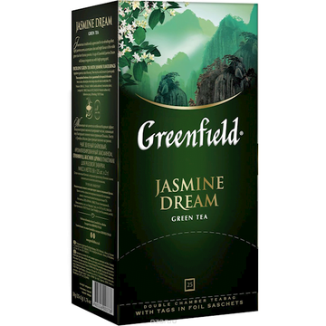 Greenfield Jasmine Dream Green Tea Bags, 25 bags image