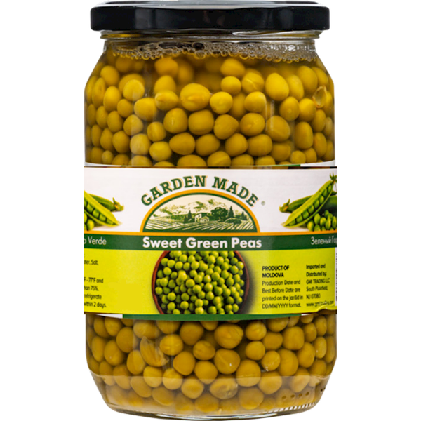 Garden Made Sweet Green Peas Jar, 680g image