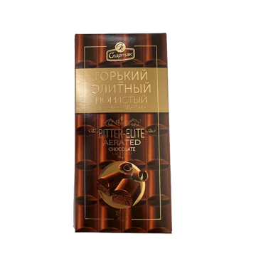 Spartak Bitter Elite Aerated Chocolate, 70g image